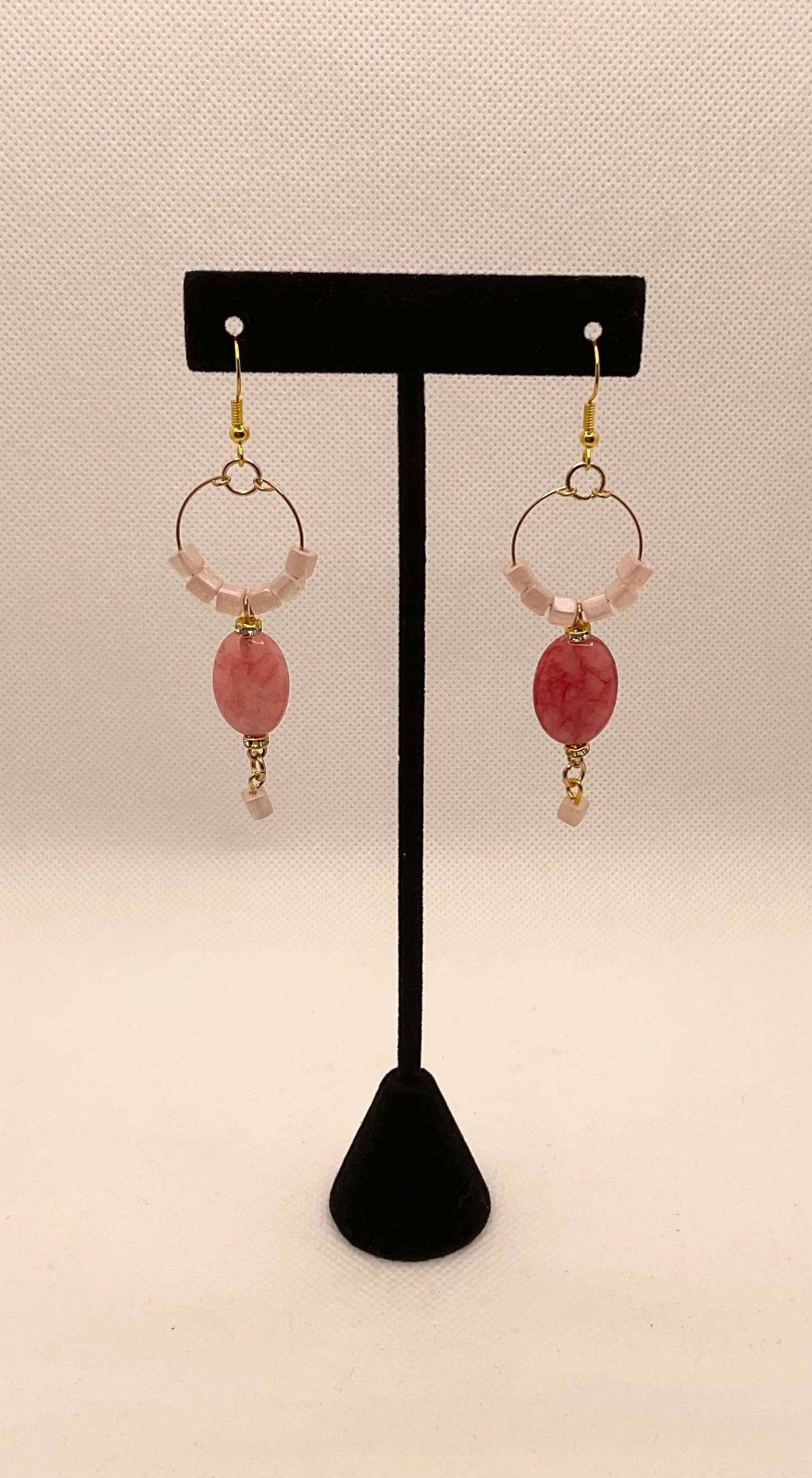 Zuri Love Earrings Peach Earrings Color Size